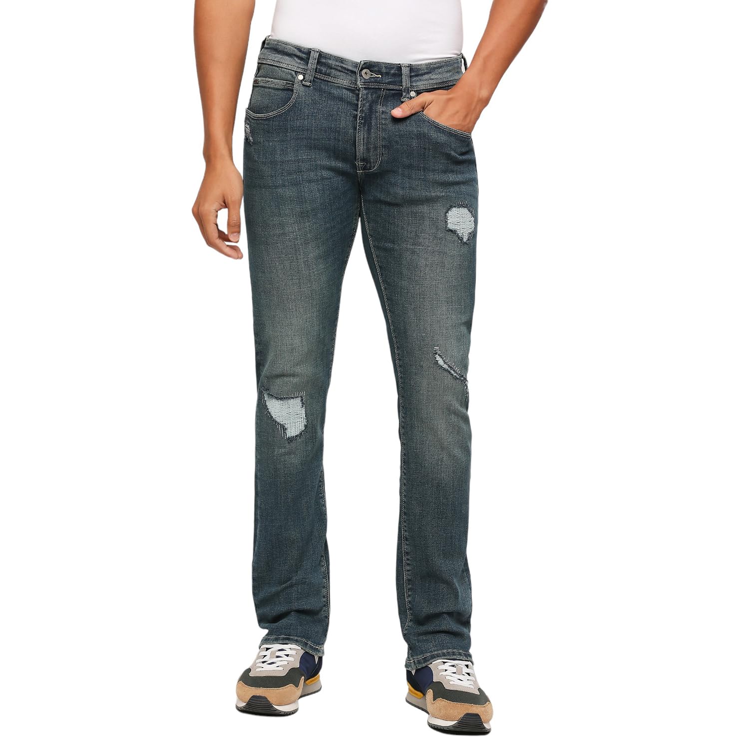 pepe jeans Men's Regular Fit Mid Rise Jeans-picture-43