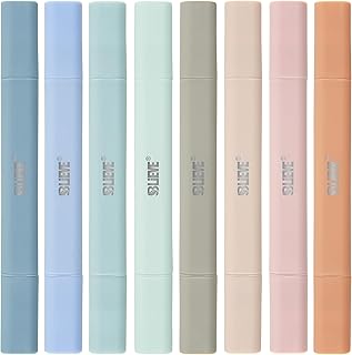 BLIEVE- Aesthetic Bible Highlighters No Bleed Through Assorted Colors, Cute Highlighter Dual Tip For Journaling Supplies And School Accessories, Bible Highlighters And Pens No Bleed (COASTAL DREAM)