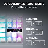 Razer - Huntsman V3 Pro TKL Wired Analog Optical Esports Keyboard with with Snap Tap Mode Rapid Trigger and Adjustable Actuation - White - 6