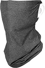 Face Cover, Neck Guard, Summer, Cooling Sensation, UPF50+, UV Protection, Sun Protection, Sweat Absorbent, Quick Drying, Breathable, Stretchable, Unisex, Outdoor, Dark Gray