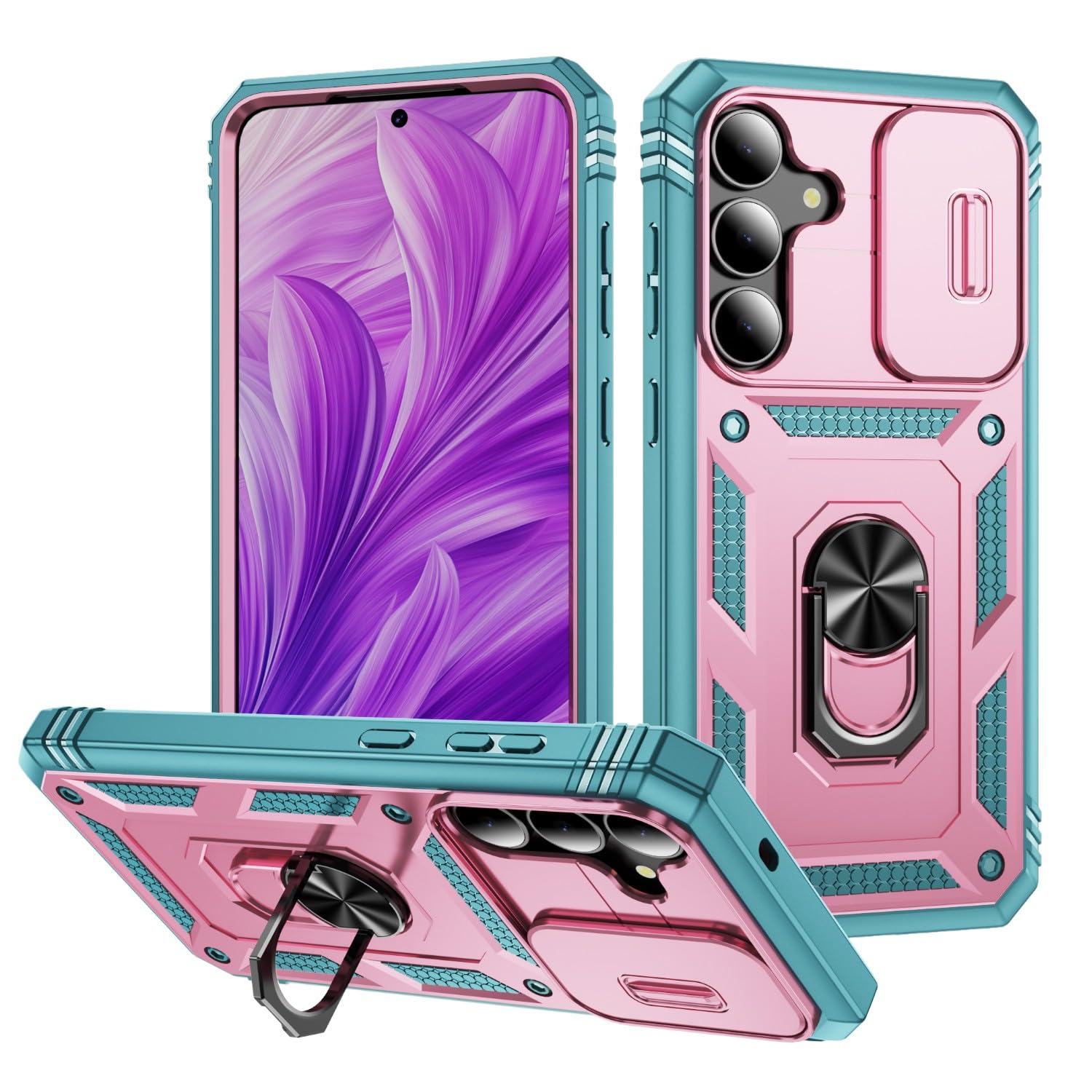 Coque Samsung Galaxy A26 5G robuste contre les rayures rose