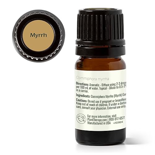 Miniatura 8 de Aceite Esencial Egipcio Plant Therapy Myrrh. 100% puros, sin diluir, grado terapéutico. 5 ml (1/6 onza).