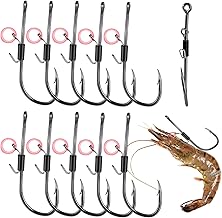 Live Shrimp Fishing Hooks - Fishing Rig Freshwater Saltwater | Heavy-Duty Strong Hooks Rig for Bass Men Catfish Lake River Dad Camping Trout Husband