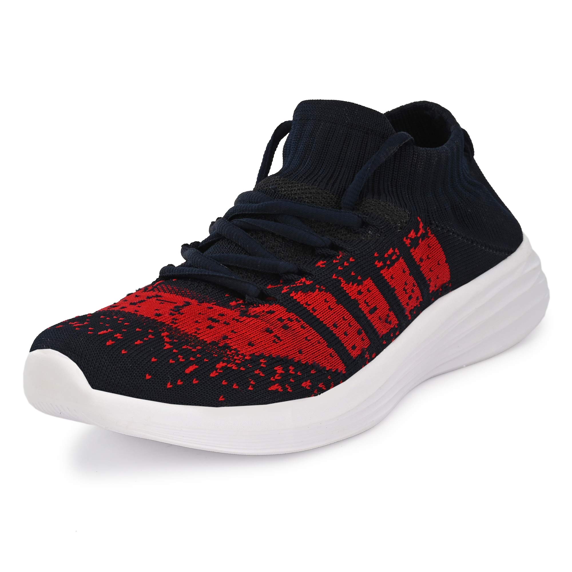 FUSEFIT Comfortable Mens Stroke Running Shoes Navy/Red (B084TC52K1) Amazon Price History, Amazon Price Tracker