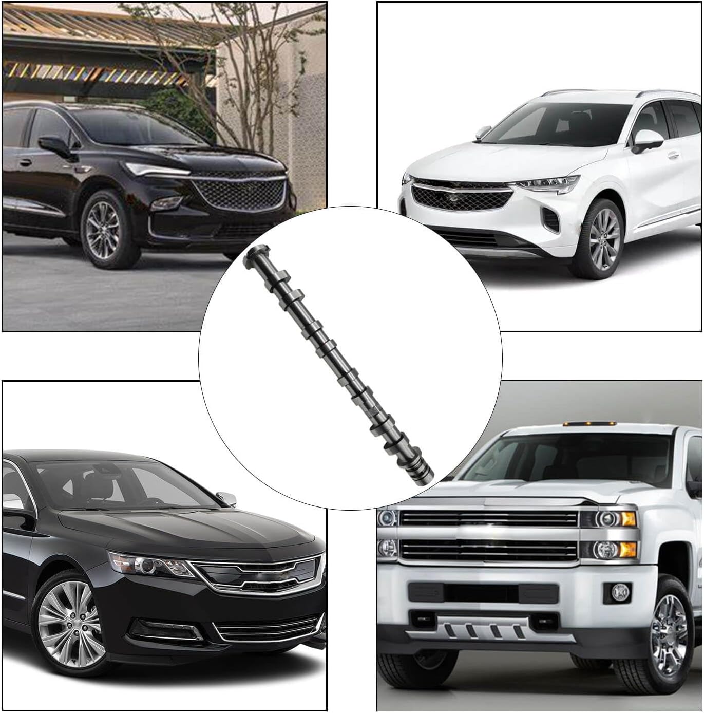 12627159 Exhaust Camshaft Compatible with Envision Colorado Impala Malibu Limited Acadia Canyon 2.5L,Camshaft Replcae #12627159