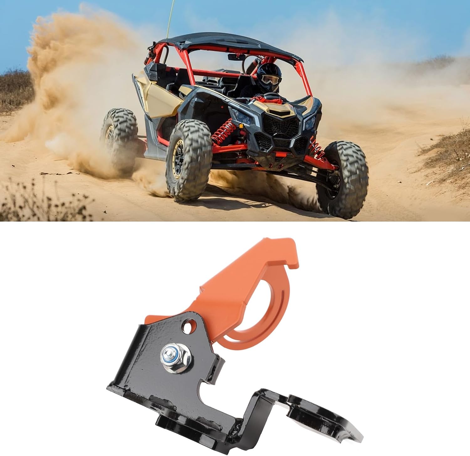 ATV Brake Lock Kit for X3 All, Spring Parking Brake Accessories Kit, Easy Installation, Fit for X3 X MR Turbo 2018‑2021, etc.
