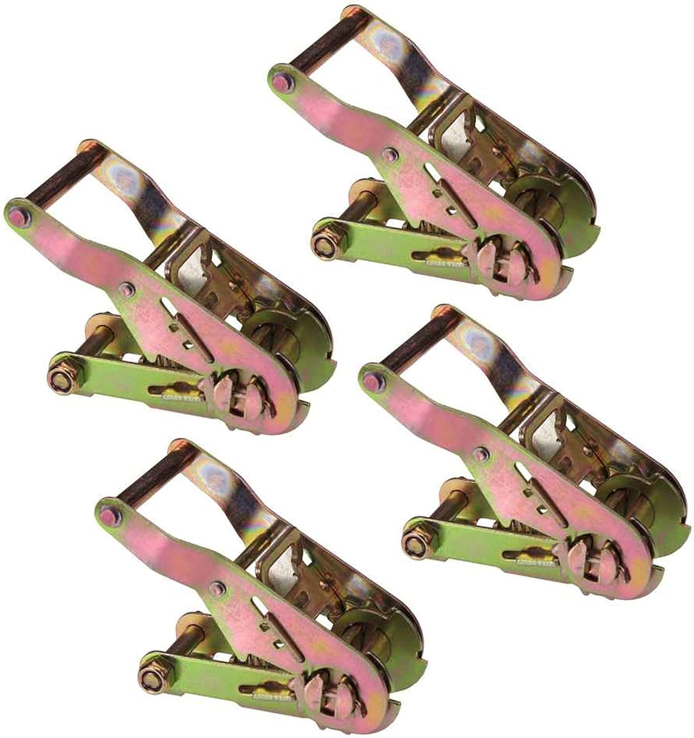 US Cargo Control 1" Wide Handle Ratchet - 4 Pack