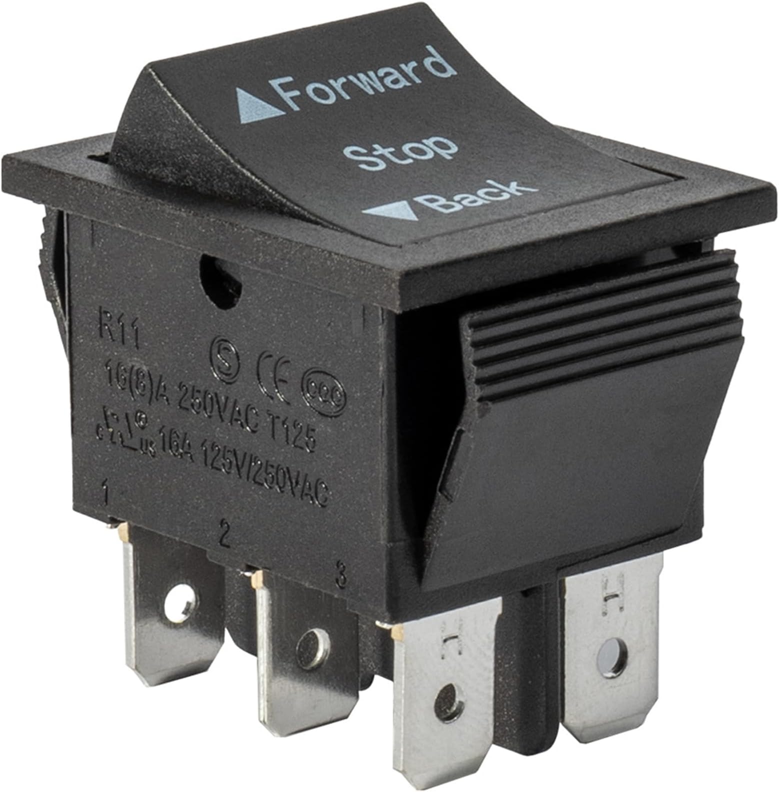 2 Pcs Universal 6V 12V 24V Forward Reverse Switch Compatible with Power Wheels Forward, Stop,Reverse Gear Forward Stop Backward Button Replacement Parts for Ride on Toys