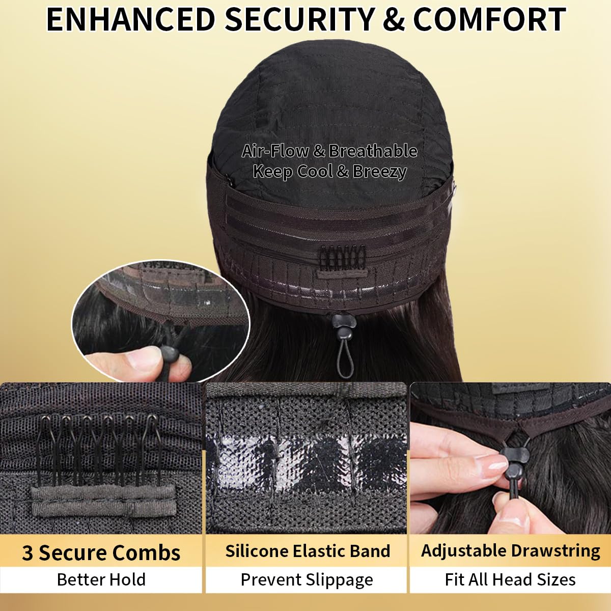 bling hair Wear and Go Glueless Wig Body Wave Human Hair Wigs With Drawstring Glueless HD Lace Front Wigs Human Hair 180 Density Lace Frontal Wigs Human Hair Pre Cut Pre Plucked Glueless Wigs 22 Inch