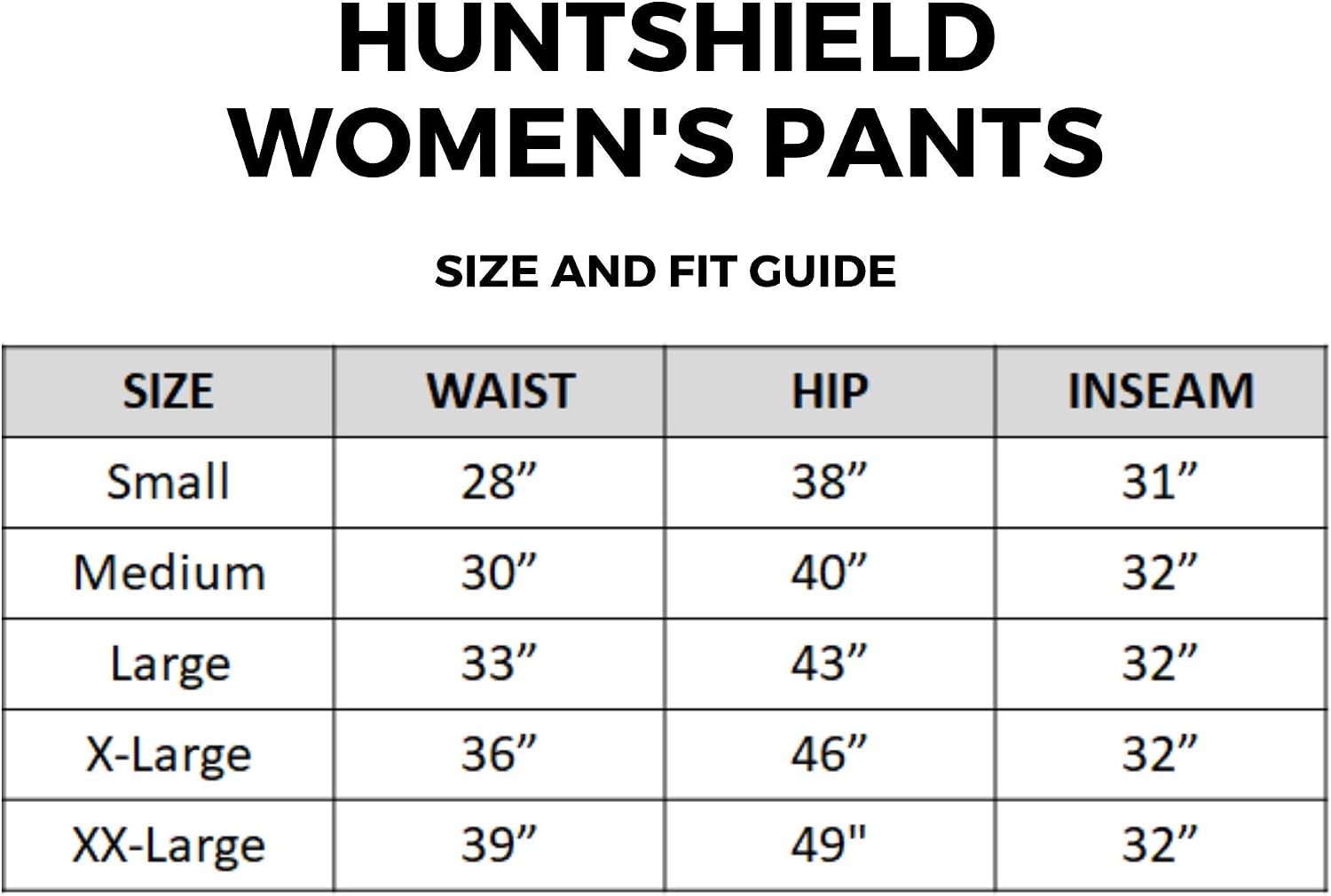 Buy HUNTSHIELD Women's Hunting Bib 