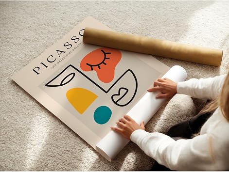 Difference Introduction Picasso Frameless Poster, Modern Decorative Frameless Poster, Painting, Picasso-11, 30 x 40