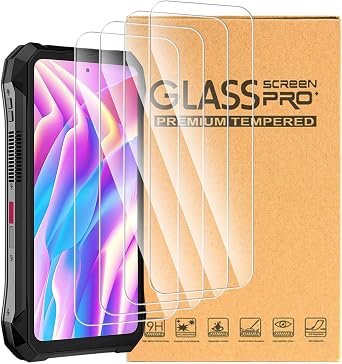 4 Pack Tempered Glass Compatible 8849 Tank X 6.78 inch Screen Protector - 9H Hardness HD Clear Anti-Fingerprint Protective Film