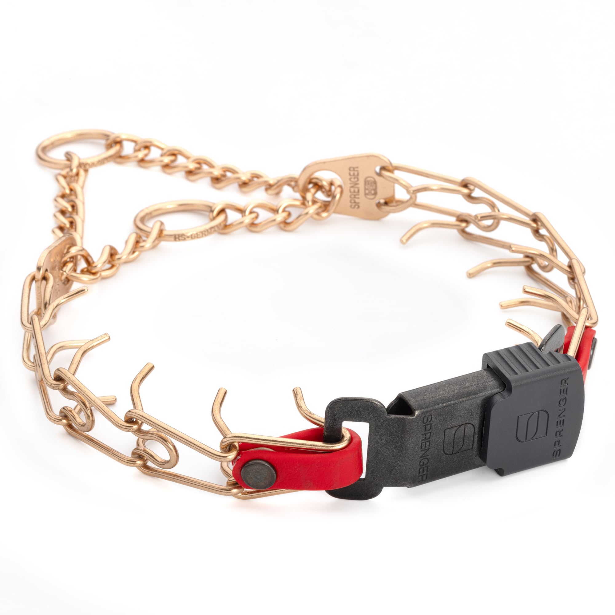 Herm Sprenger Curogan Dog Collar with Quick Release ClicLock Buckle and Biothane Insert Hypoallergenic Training Collar for Dogs Made in Germany (