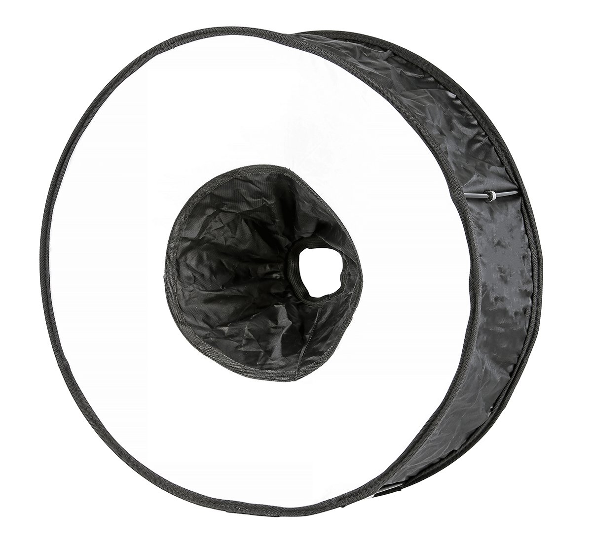Faltbarer Ringblitz-Diffusor aus Stoff für Aufsteckblitz/Speedlite 43cm Ø