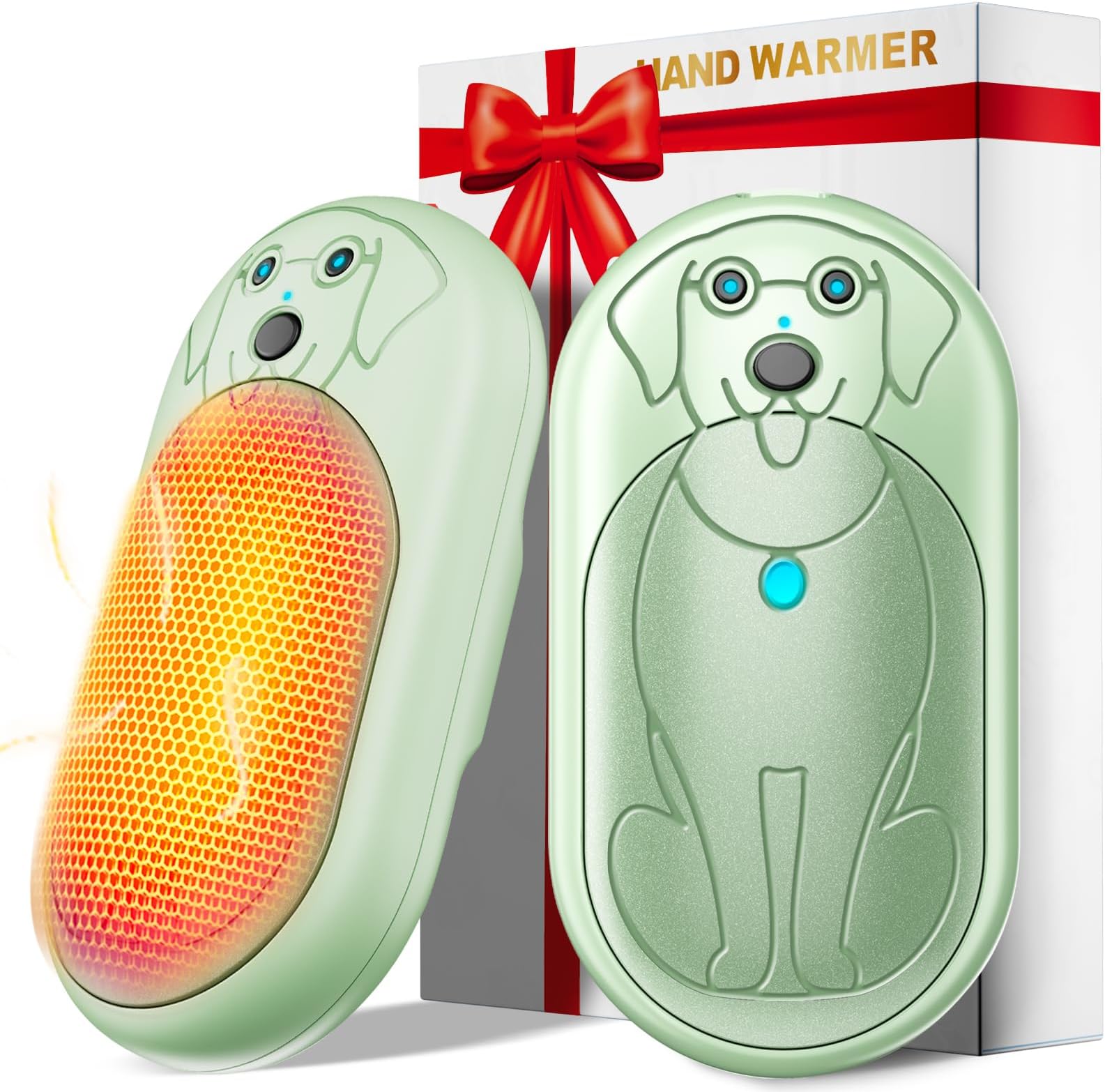 – Electric Hand Warmers Rechargeable 2 Pack 3000Mah*2, Portable Heater Battery Powered, Men Women Gifts for Chrismas, Outdoor Camping, Hunting