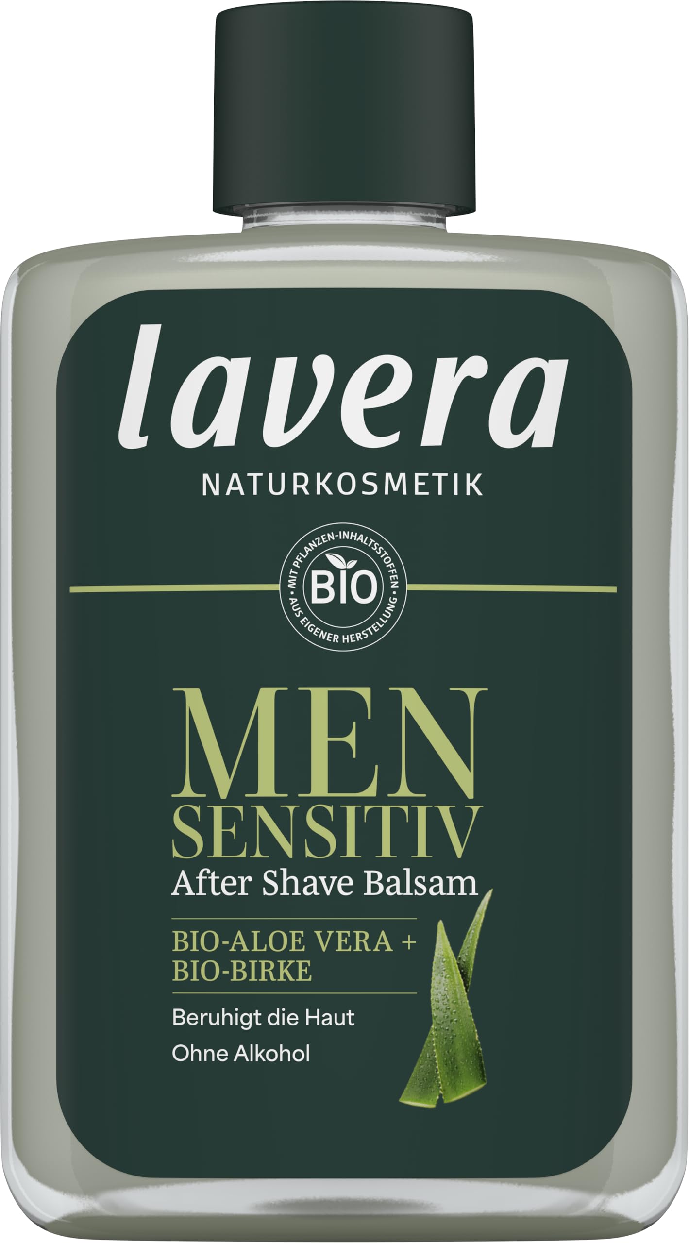 lavera Men sensitiv After Shave Balsam, 100 ml – pflegt, erfrischt und schützt empfindliche Haut