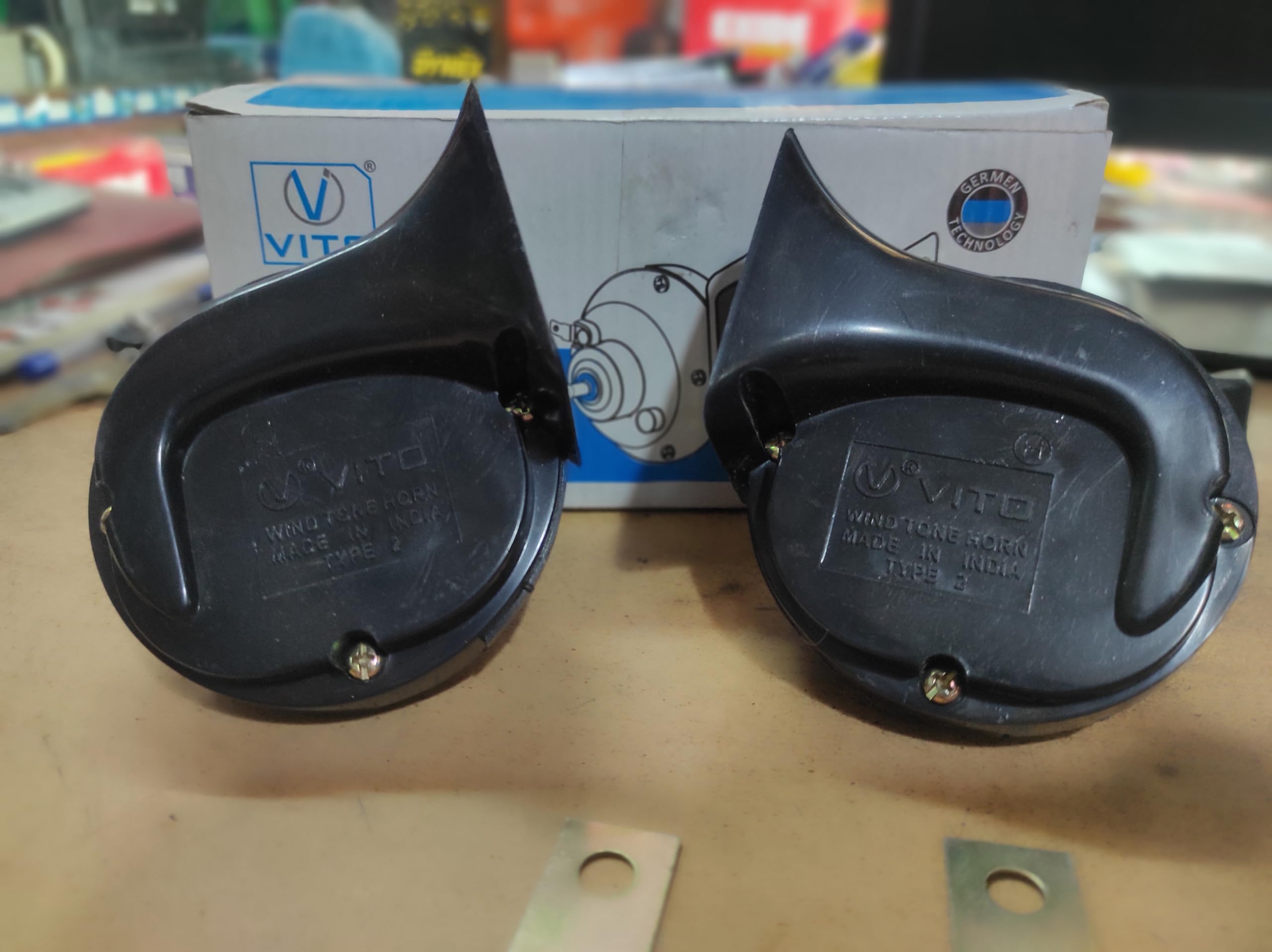 Hare krishna auto wirring Vito wintone horn 12v-image-8