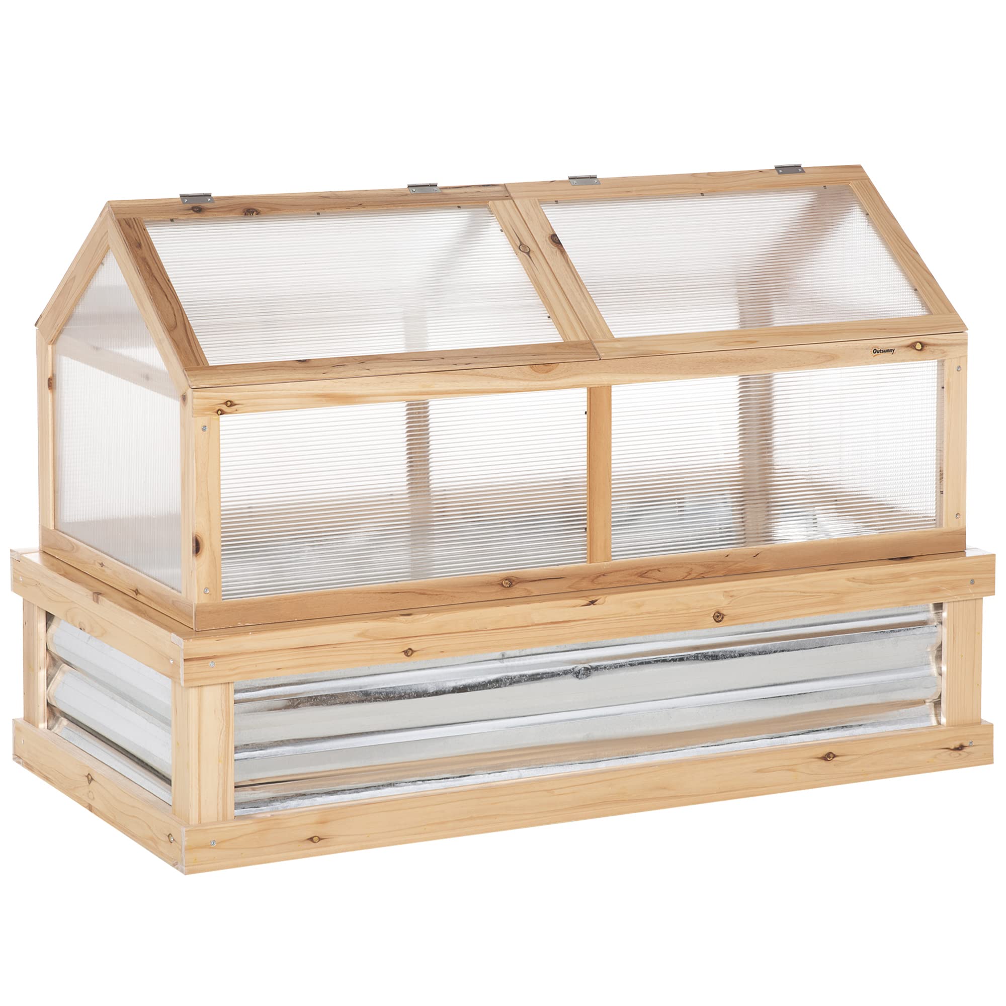 Outsunny Raised Garden Bed Greenhouse