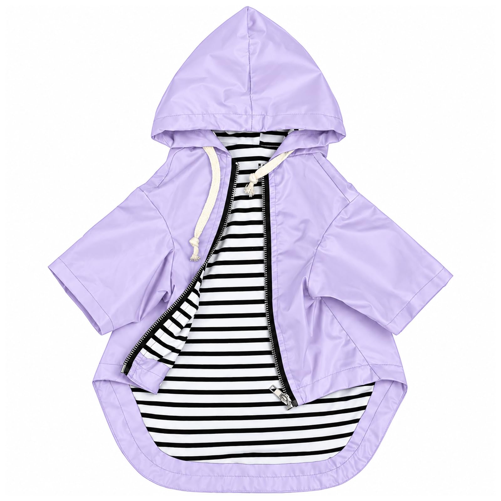 Pethiy dog raincoats waterproof Stylish Premium Dog Wear Zip Up Pockets