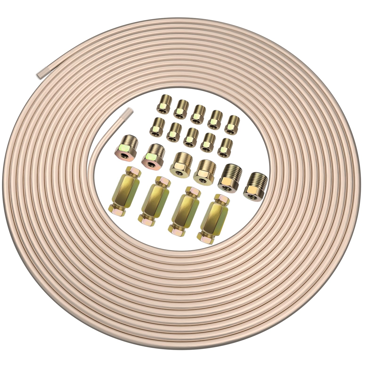 TUBPRO 3/16 ODx25FT Brake Line Kit