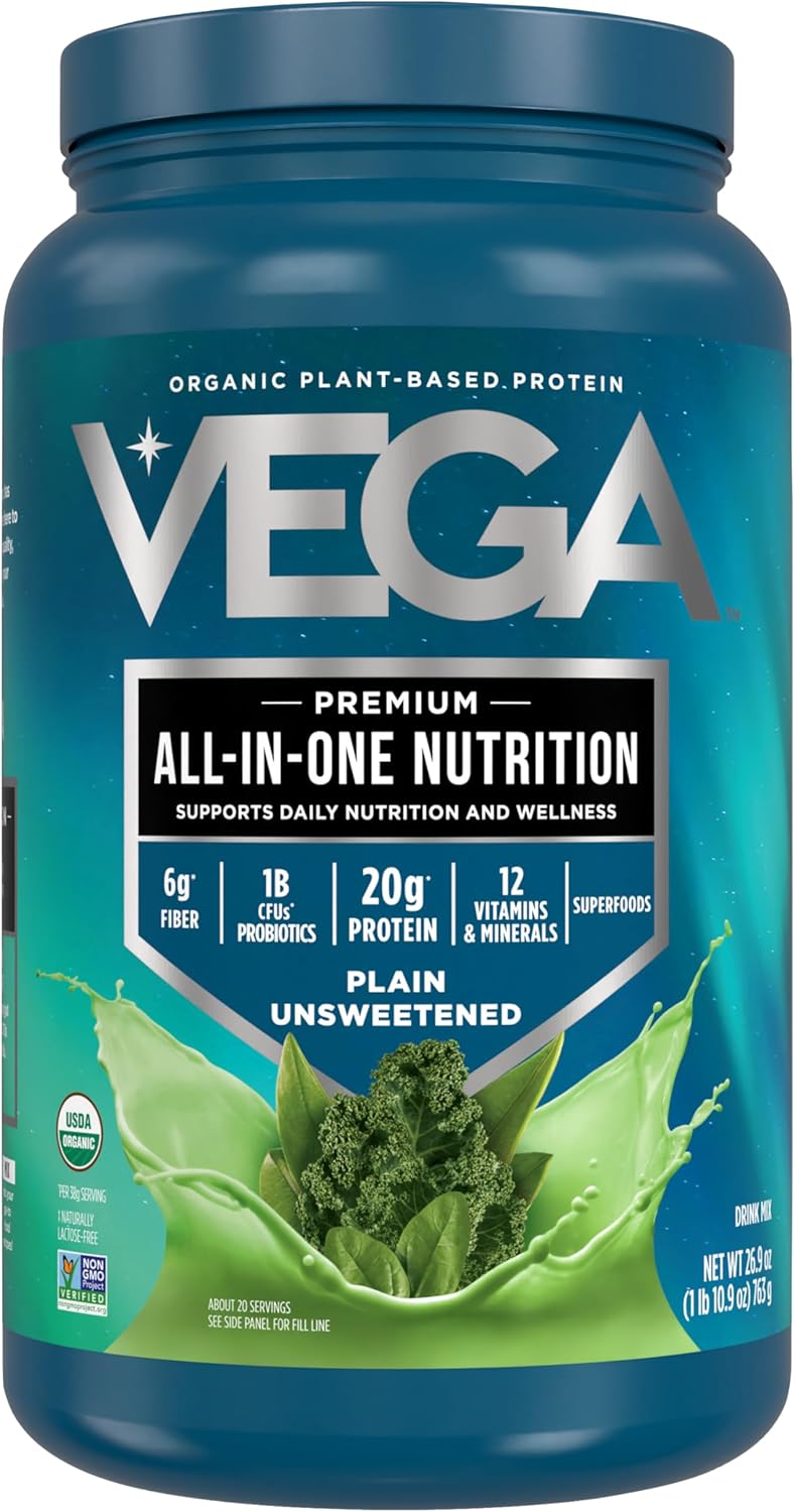 Vega All in One Nutrition Organic - 20g Plant-Based Pea Protein