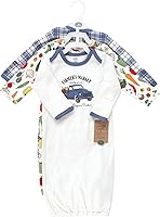 Vista 33 de Touched by Nature - Camisones unisex de algodón orgánico para bebé Margarita