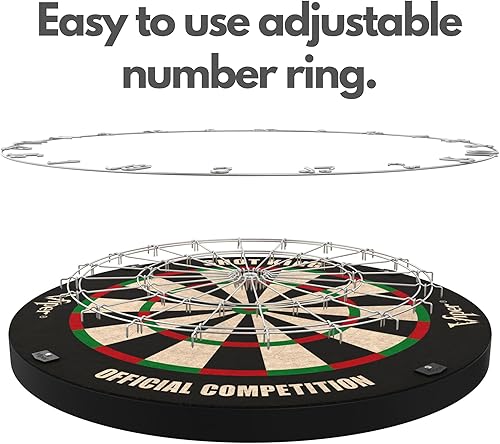 Miniatura 6 de Diana Viper Shot King de sisalDiana con puntas de acero centro sin engrapar y 6 dardos Multi talla única