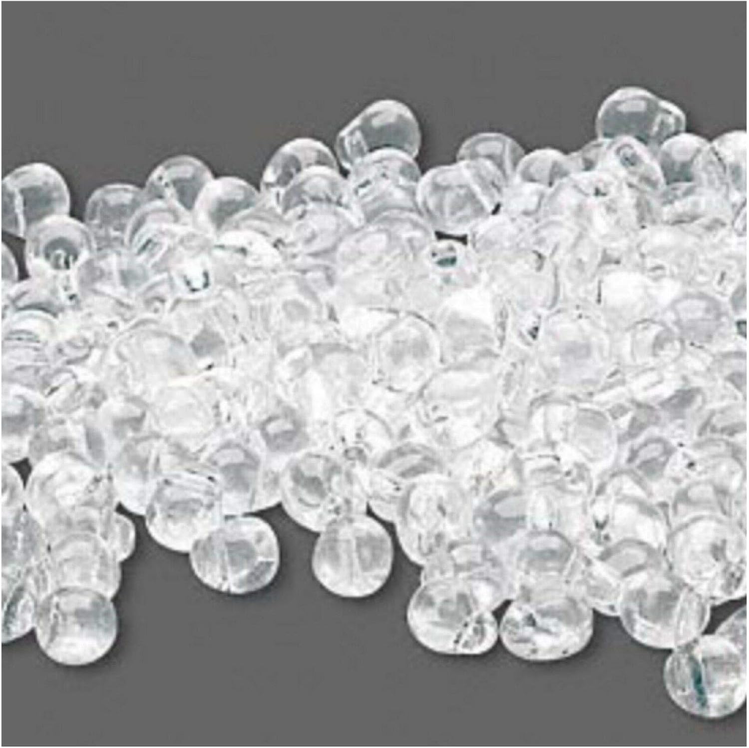 Miyuki Beads Teardrop Seed Glass Fringe Beads Drops 4x3.4mm 15 Grams (Clear)