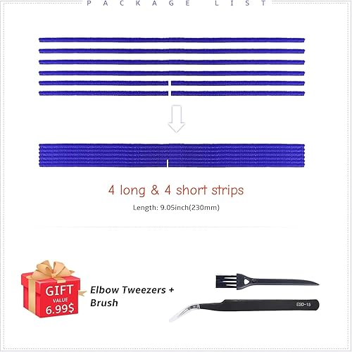 Miniatura 2 de Tira de suela de felpa suave compatible con Dyson V6 V7 V8 V10 V11 V12 V15 DC58 DC59 DC62 DC72 DC74 cabezal de aspirador suela de fieltro piezas de