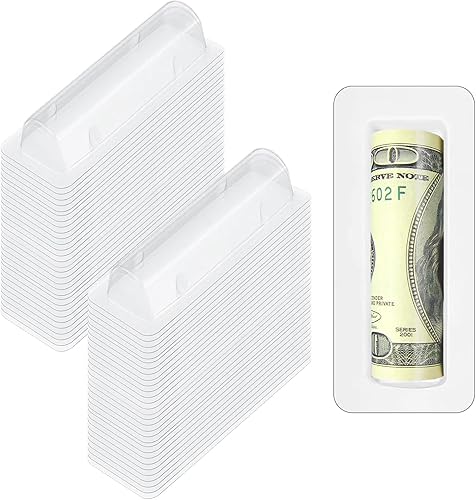 XIHEYOMI 60 bolsas de bálsamo labial de plástico, soporte para lápiz labial, cúpulas de plástico transparente para tarjetas de regalo, manualidades