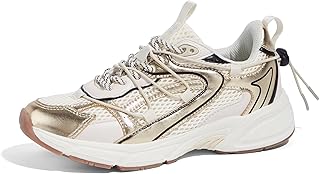 Women's Fashion Walking Shoes Running Platform Mesh Casual Sport Gym Work Adjustable Lace Lifestyle Stylish Trendy Athletic Tennis Shoes