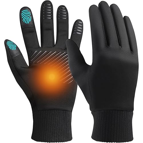 Winter Gloves for Women Running in Cold Weather - Touchscreen Gloves for Bike Hiking