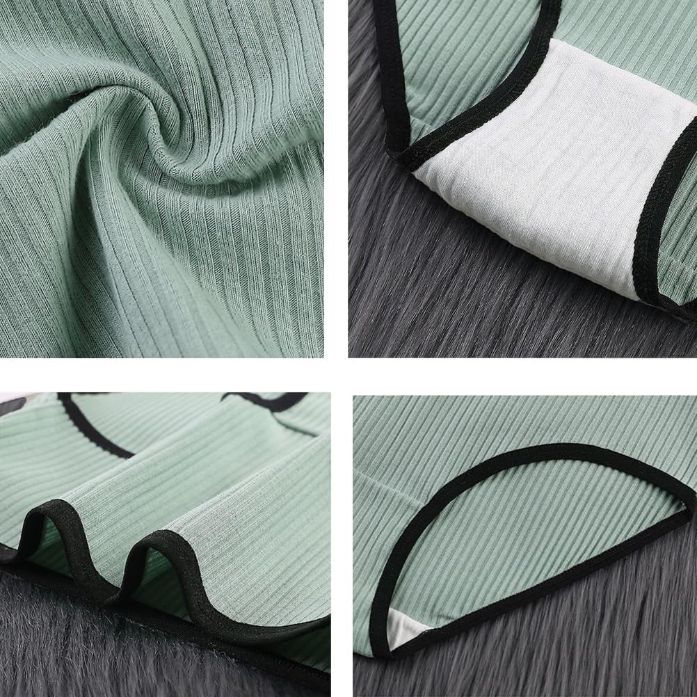 Teen Girls Cotton Underwear 6 Pack Comfort Lace Trim Briefs Panties (as1, alpha, x_l, regular, Style2) - Image 3