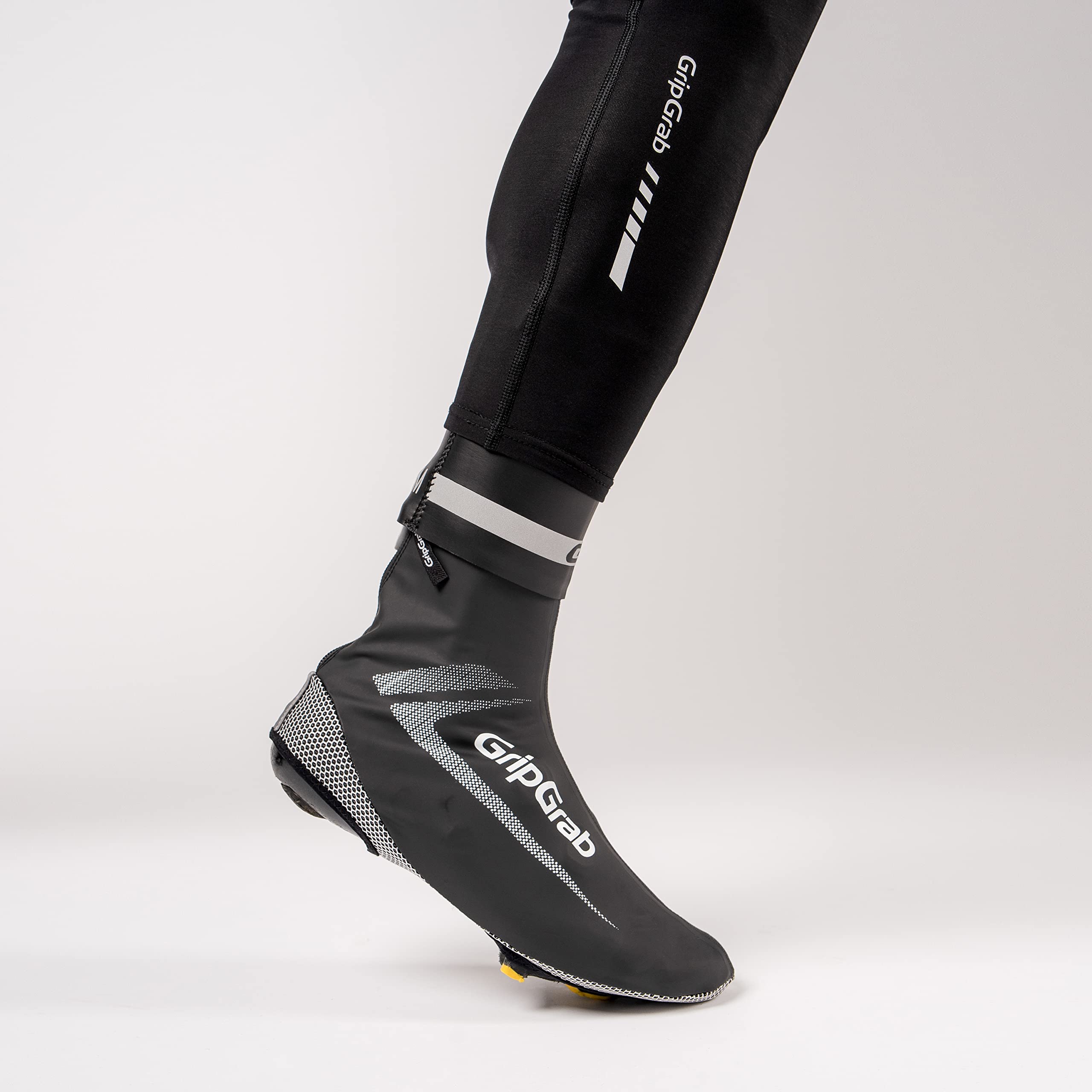 GripGrab CyclinGaiter Chevilles Couvre-chaussures Néoprène Cyclisme Pluie Sur-chaussures Imperméables Vélo Guêtres