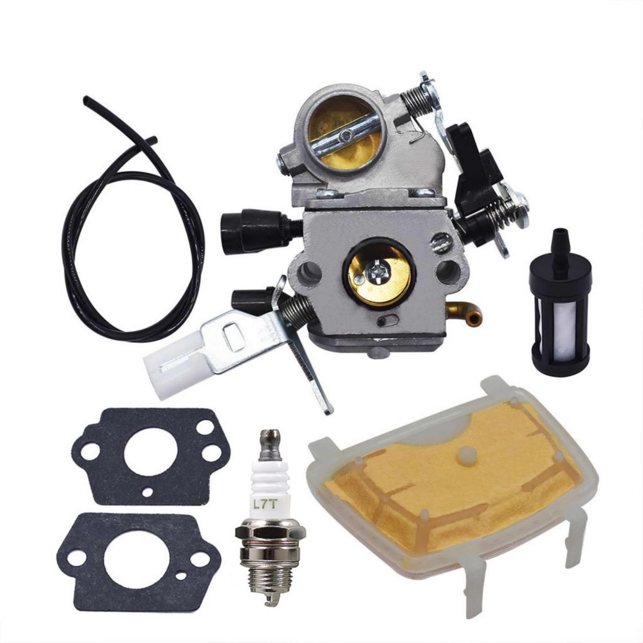 Labwork Chainsaw carburettor kit, replacement for Stihl MS171 MS181 MS181C MS211 Replacement for C1Q-S269 C1Q-S270 Model 1139-120-0619