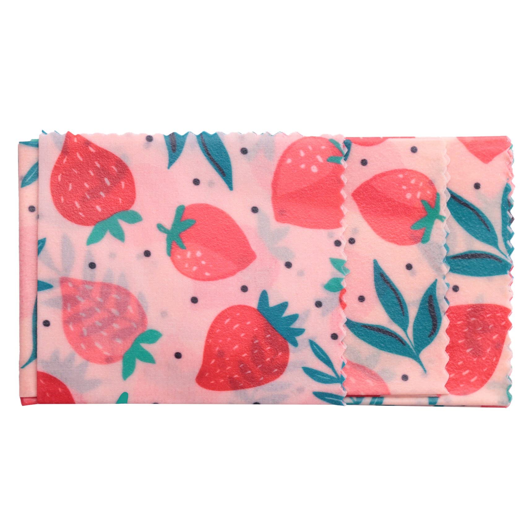 Jolsaawie Paper 1Set Reusable Beeswax Cloth Wrap Food Fresh Bag Lid Jungle Party Bees Wax Wrap For Sandwich Cheese