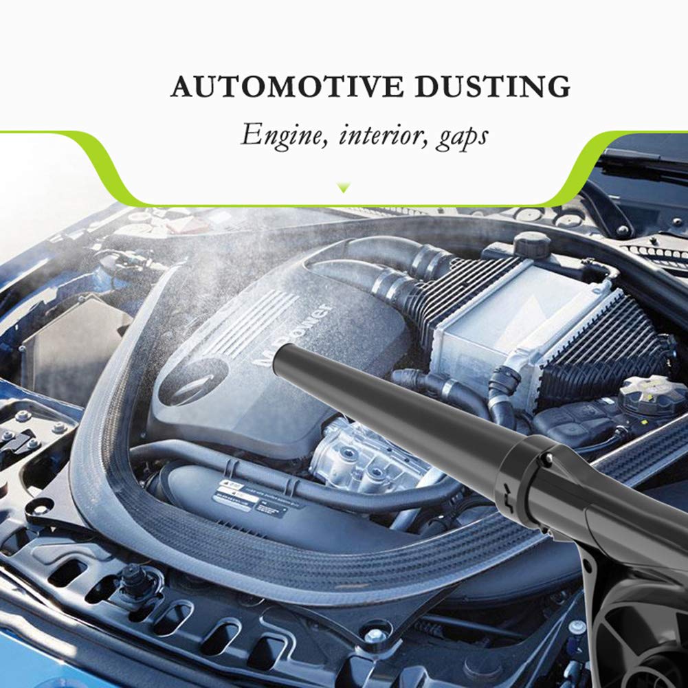 Soffiatore e aspiratore Elettrico, spazzatrice con Cavo, 6 velocità variabili per la Cura del Prato, Kit di Pulizia Incluso, Blu, 3000W