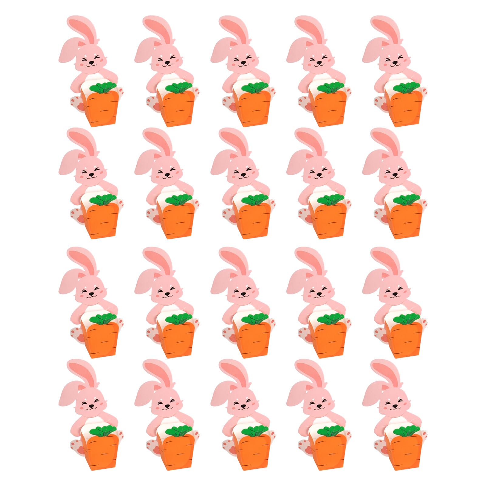 Elnwnnkc 20Pieces Easters Box Gift Boxes Cardboard Treat Candy Box Easters Celebration Suitable for Treats and Candy Gift Bags