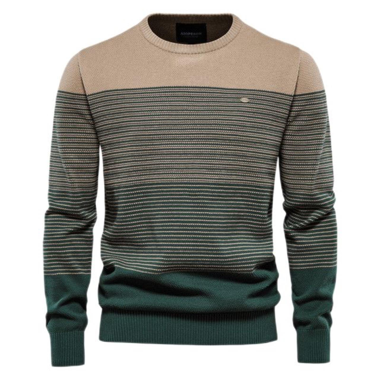 Maglione in puro cotone da uomo moda casual girocollo cuciture pullover maglione da uomo inverno nuovo maglione da uomo caldo