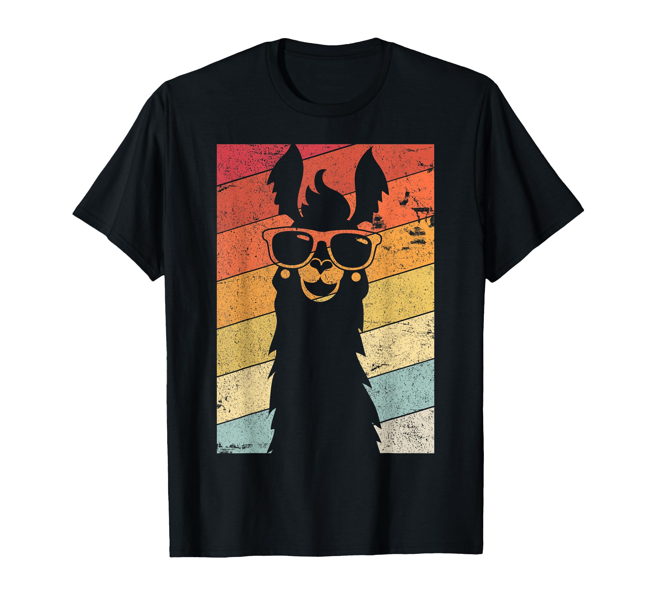 Llama Shirt. Retro Style Alpaca T-Shirt