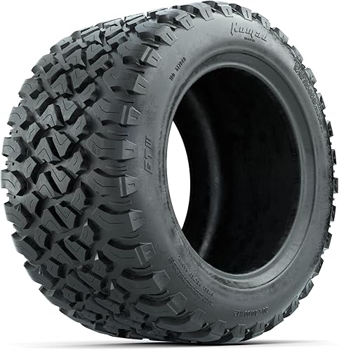 Neumático para carrito de golf GTW Nomad de 20 pulgadas todo terreno radial | 20x10-R12 | Construcción radial con banda de acero | Requiere kit de