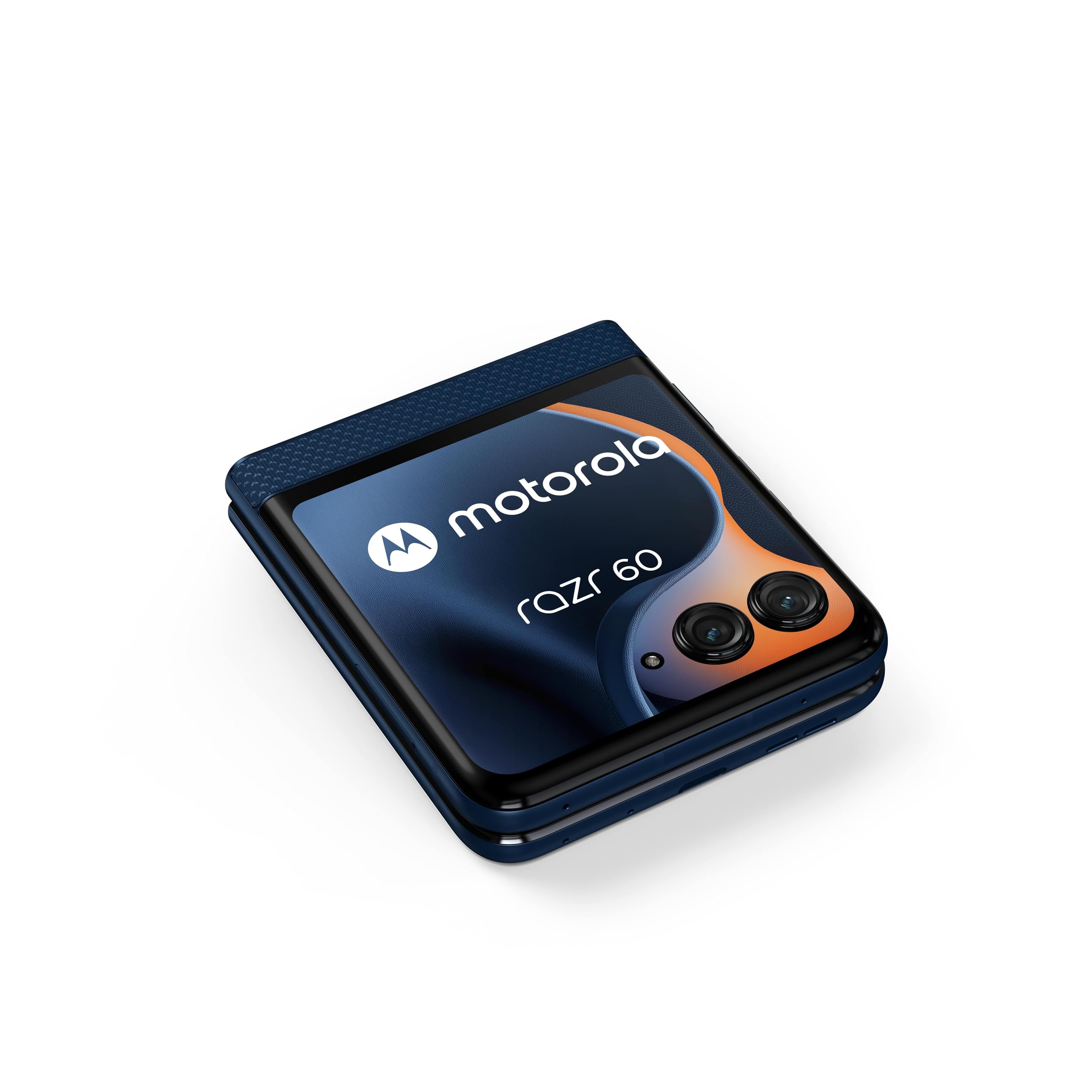 Motorola Razr 60 Dual-SIM 256 GB ROM + 8 GB RAM (tylko GSM | Brak CDMA) Fabrycznie odblokowany smartfon 5G (Pantone Gibraltar Sea) - wersja międzynarodowa