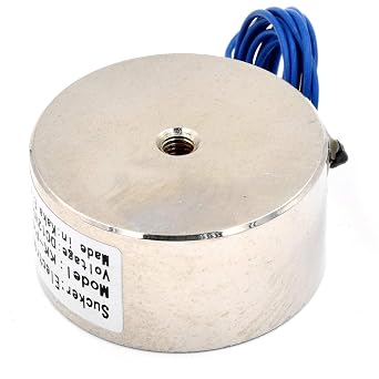 DC 12V 250N 55LB/25KgSuction Holding Sucker Round Electric Magnet Solenoid Lifting Cylinder Electromagnet 40 x 20mm