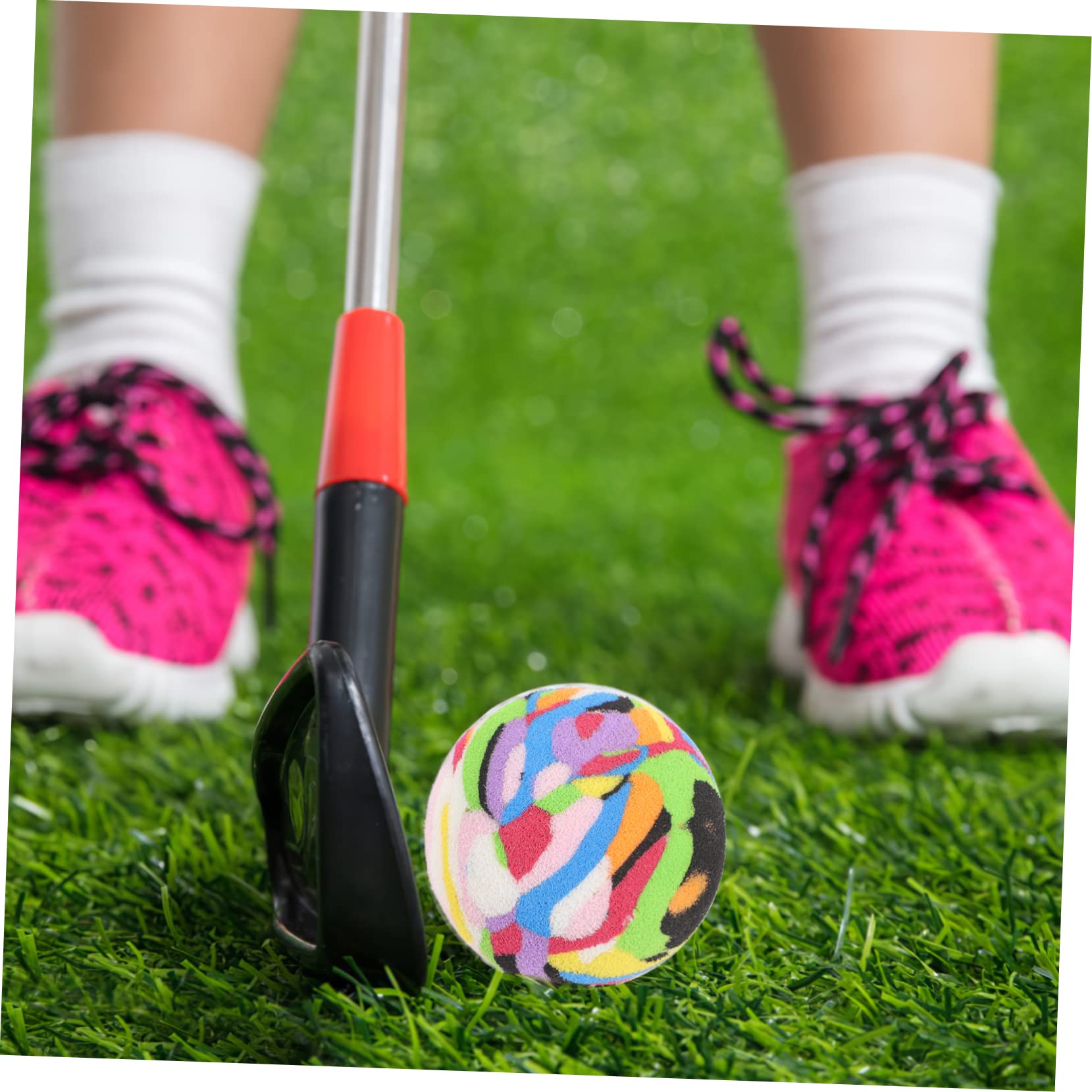 ibasenice Übe Ballschwing Golftraining Ausbildung Flugtrainingsbälle Schaumstoff-golfbälle Üben Auswechselbarer Übungsball Golfball Für Den Täglichen Gebrauch Eva