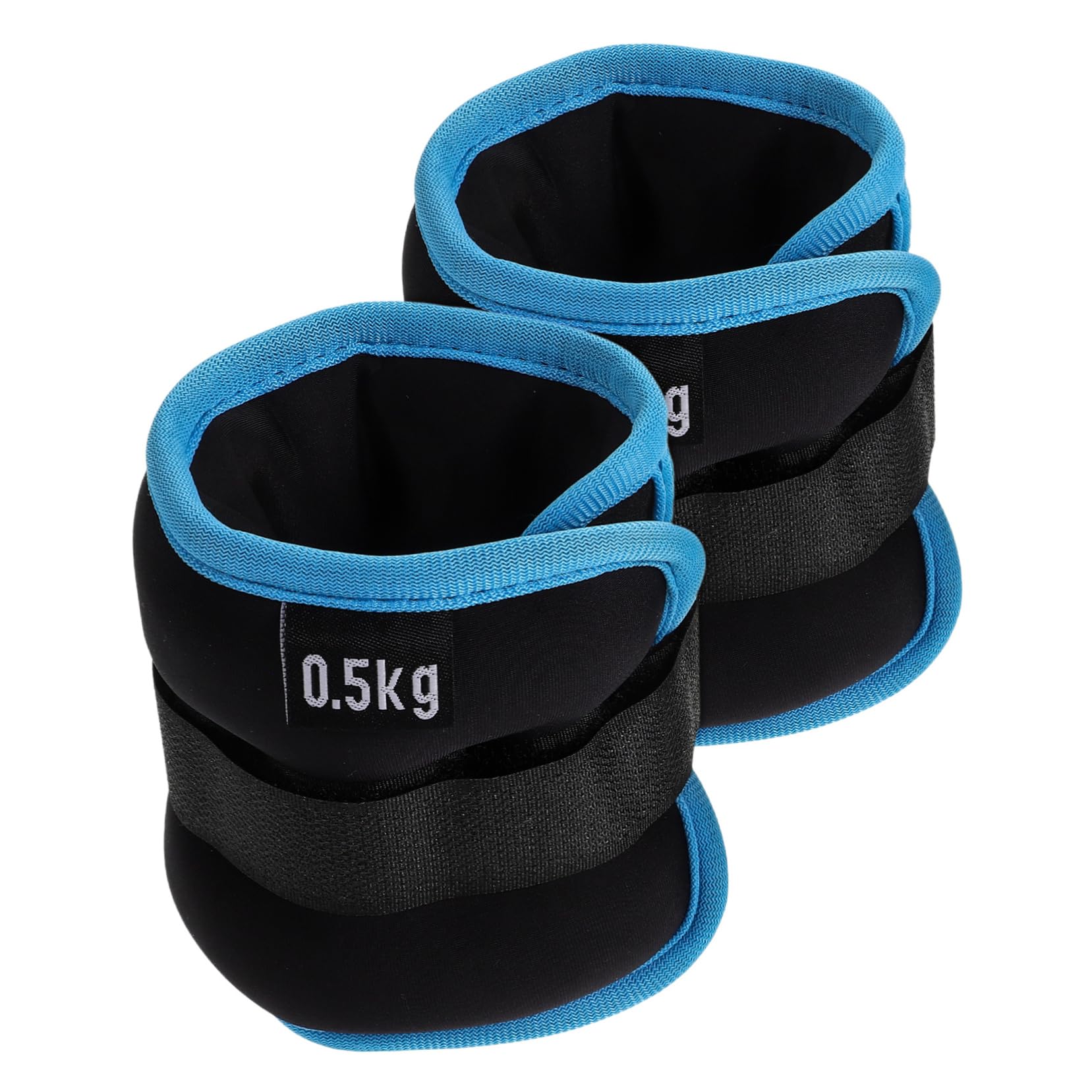 Pesi Cavigliere da Fitness 0,5kg, 2 Pezzi, Neoprene e Sabbia di Ferro, per Allenamento a Casa e Jogging Pesetti Polsi