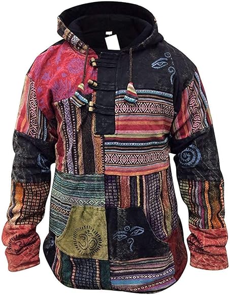 Patterned pullover fleece Clearance