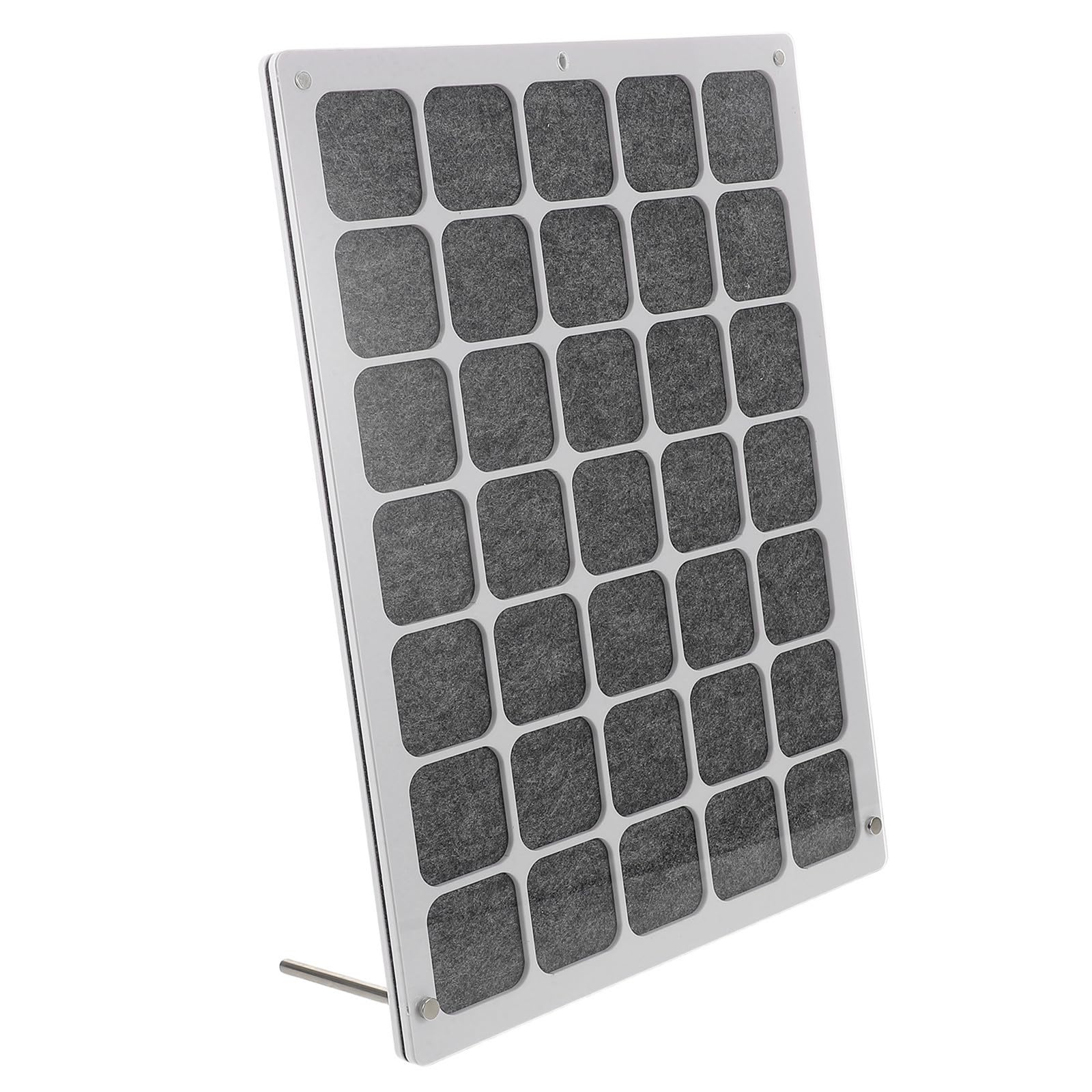 Medaillenkasten Transparent mit 35 Fächern, Doppelseitiger Organizer