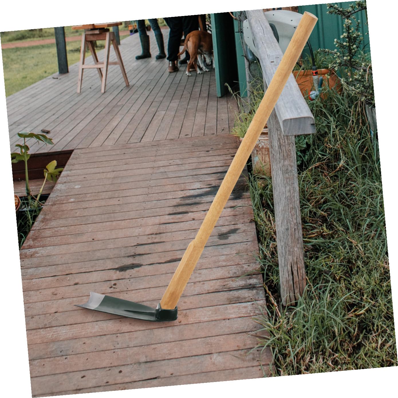 Toyvian Jardin Acier Inoxydable Outil de Jardinage Durable pour Désherbage Plantation de Fleurs à Main pour Amateurs de Jardinage