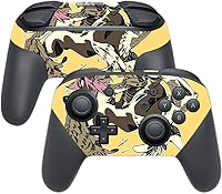 Vista 3 de MightySkins Skin compatible con Nintendo Switch Pro Controller - Alien Battle Funda protectora de vinilo duradera y única Fácil de aplicar