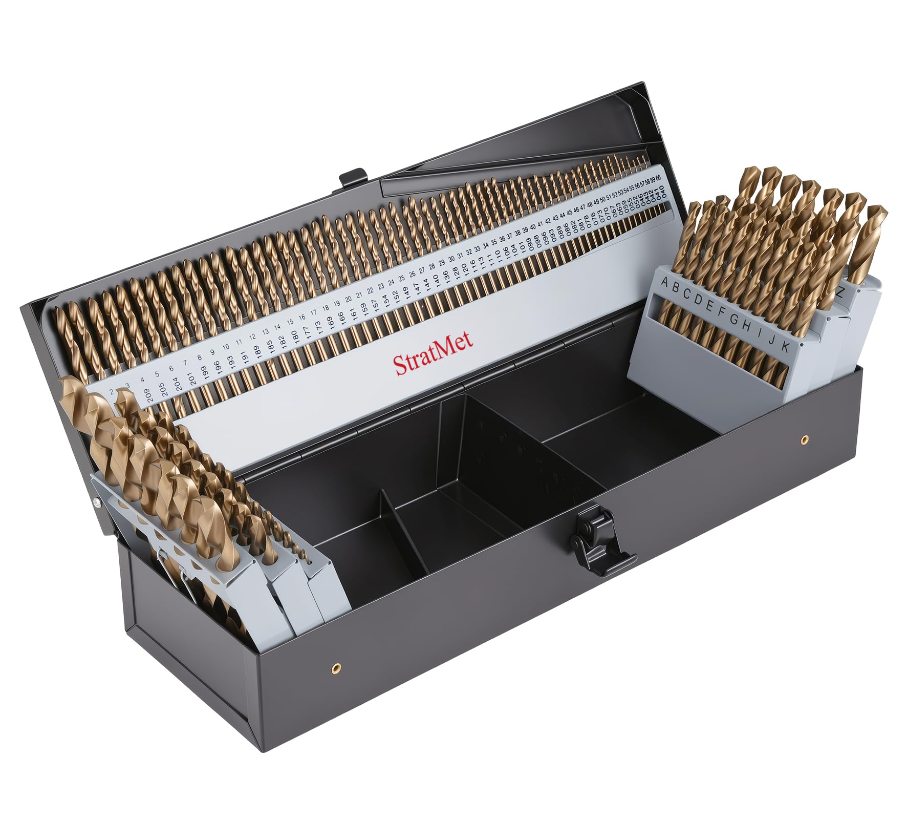 StratMet 115pcs Cobalt Drill Bit Set